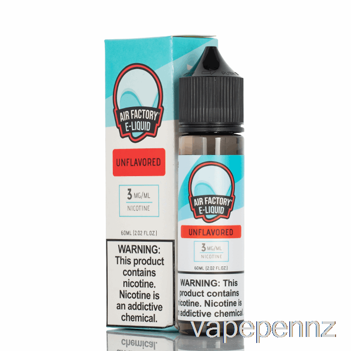 Unflavored - Air Factory E-Liquid - 60mL 0mg VAPE NZ
